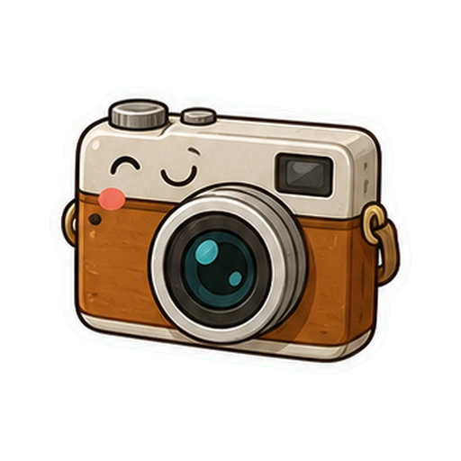 Camera sticker for uploading photos