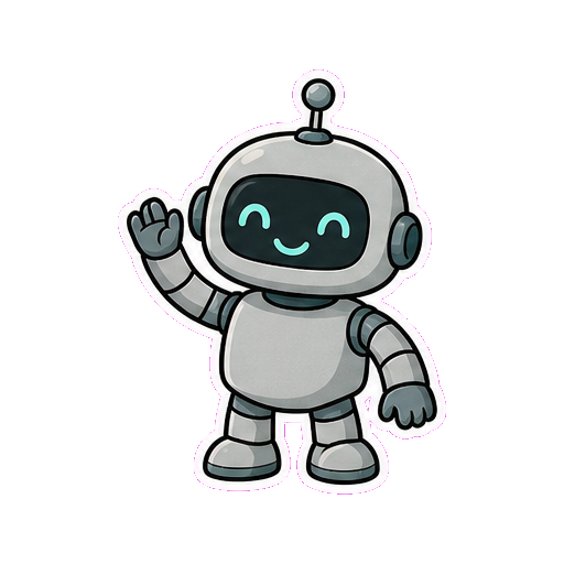 Robot mood sticker